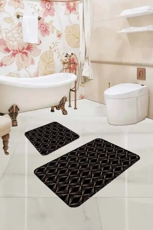 Siyah Banyo Halısı ile Modern ve Şık Banyo Dekorasyonu Rehberi