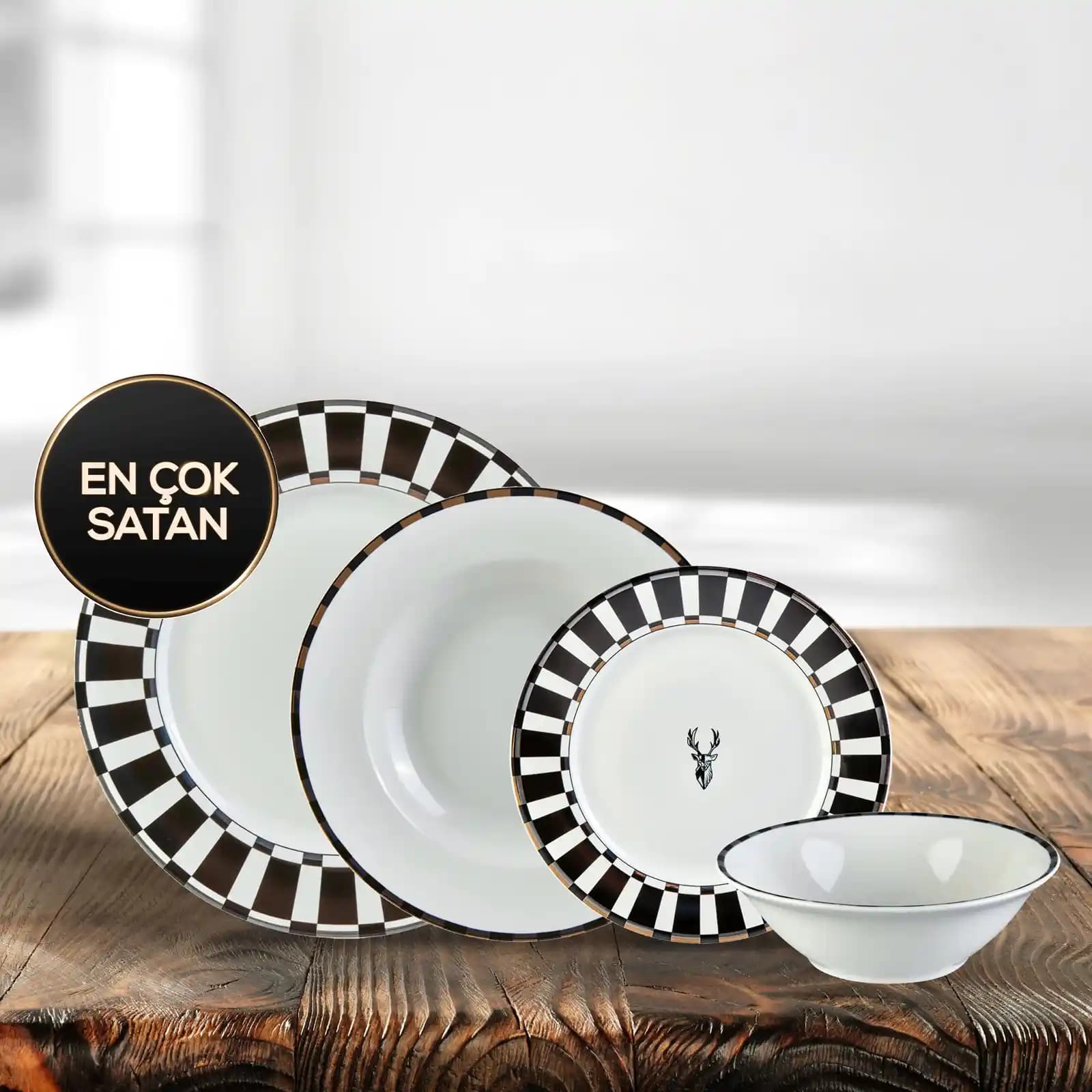 Siyah Beyaz Yemek Takımlarıyla Dekorasyonda Zarafetin Anahtarı ve Stil Yaratma