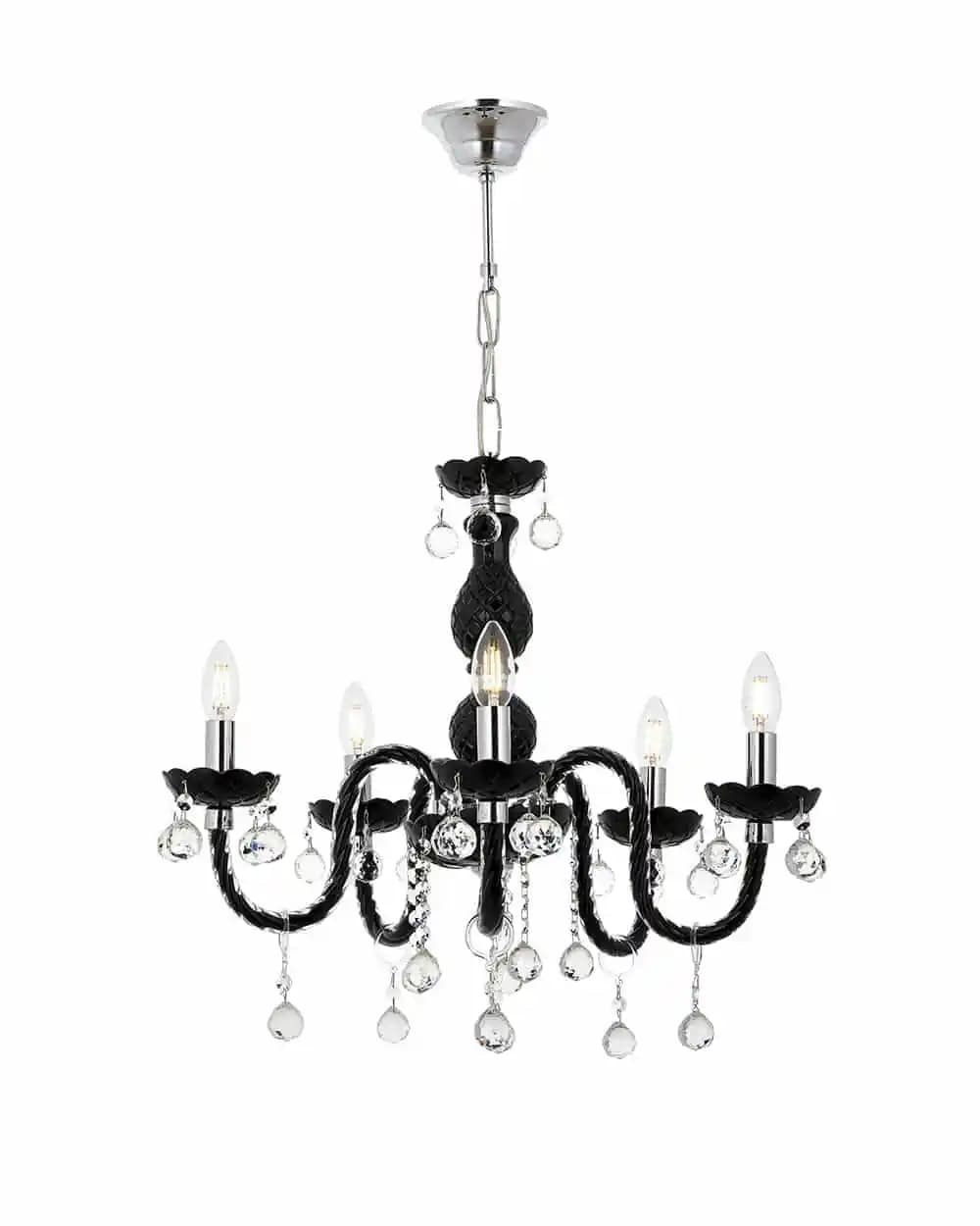 Siyah Cam Avize ile Modern ve Şık Dekorasyon Çözümleri 75-90 Karakter