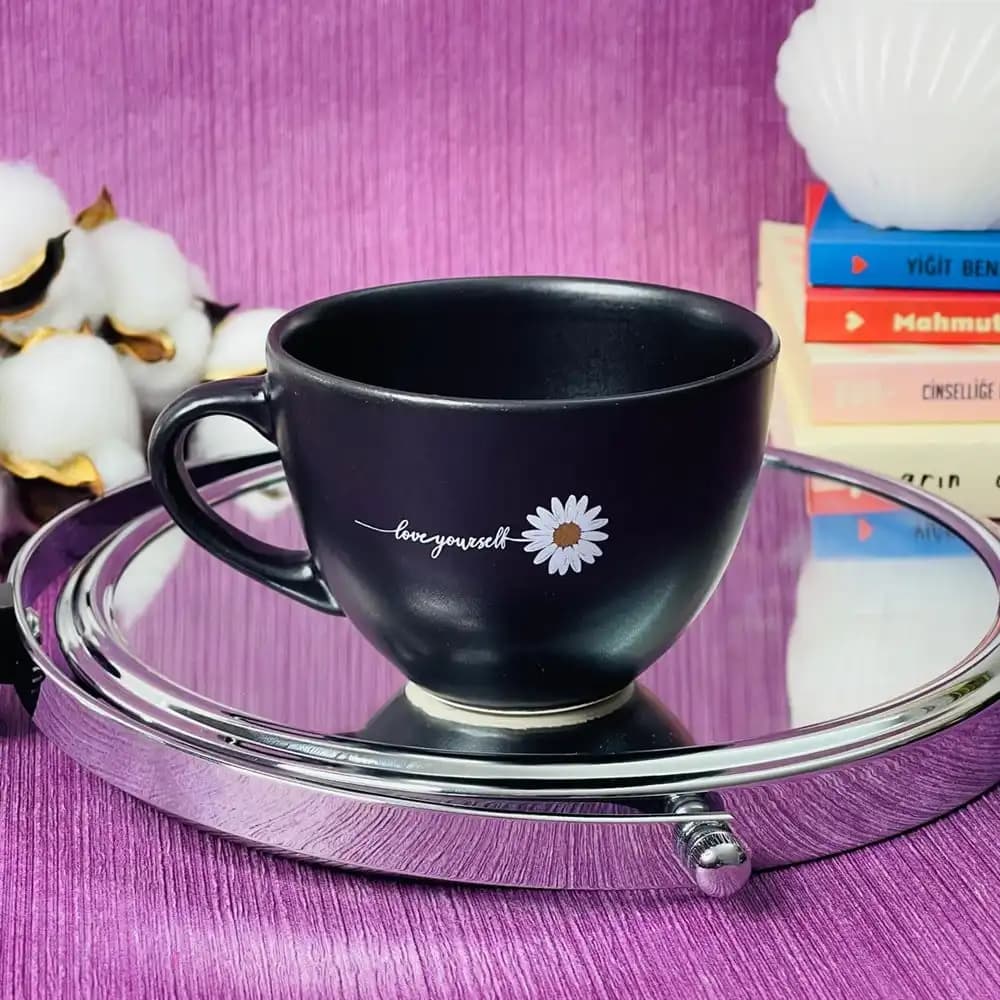 Siyah Çay Fincanı ile Modern ve Şık Dekorasyon İpuçları ve Fikirleri