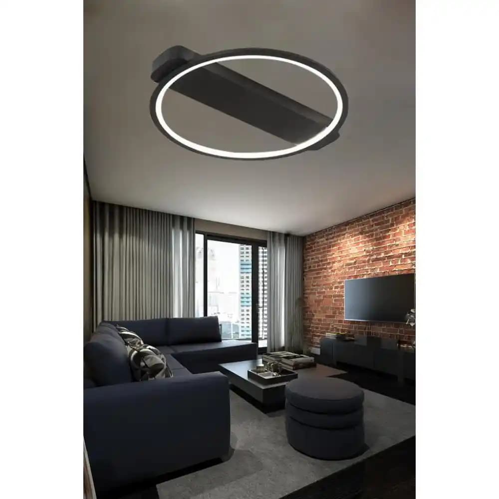 Siyah LED Avize ile Modern ve Şık Dekorasyon Fikirleri ve Trendler