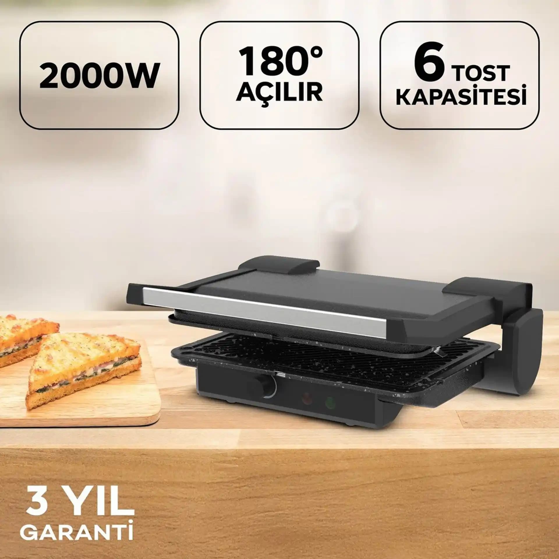 Siyah Tost Makinesi ile Modern ve Şık Mutfak Dekorasyonu Nasıl Yapılır