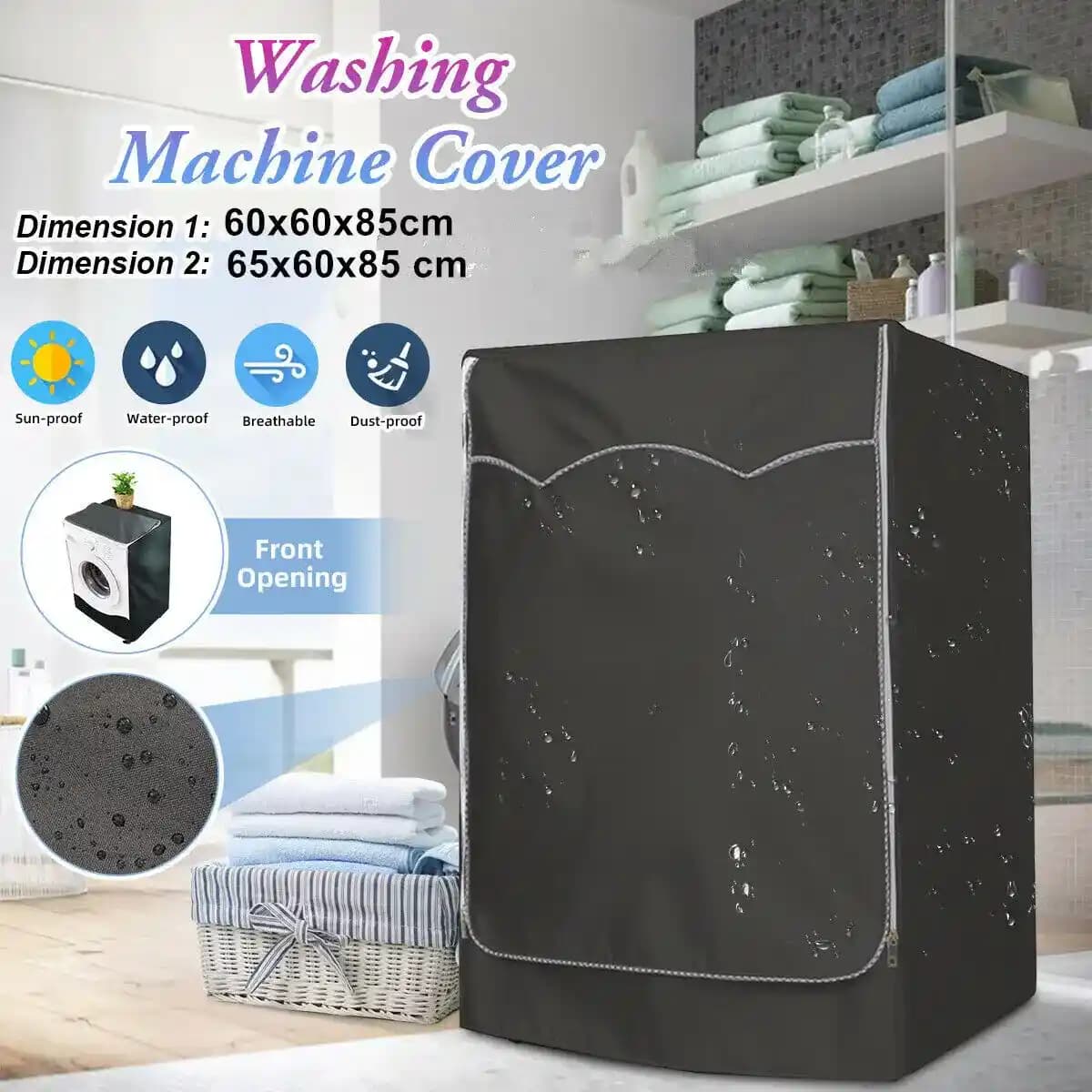 Su Geçirmez Çamaşır Makinesi Kılıfı ile Ev Dekorasyonunuzu Güncelleyin