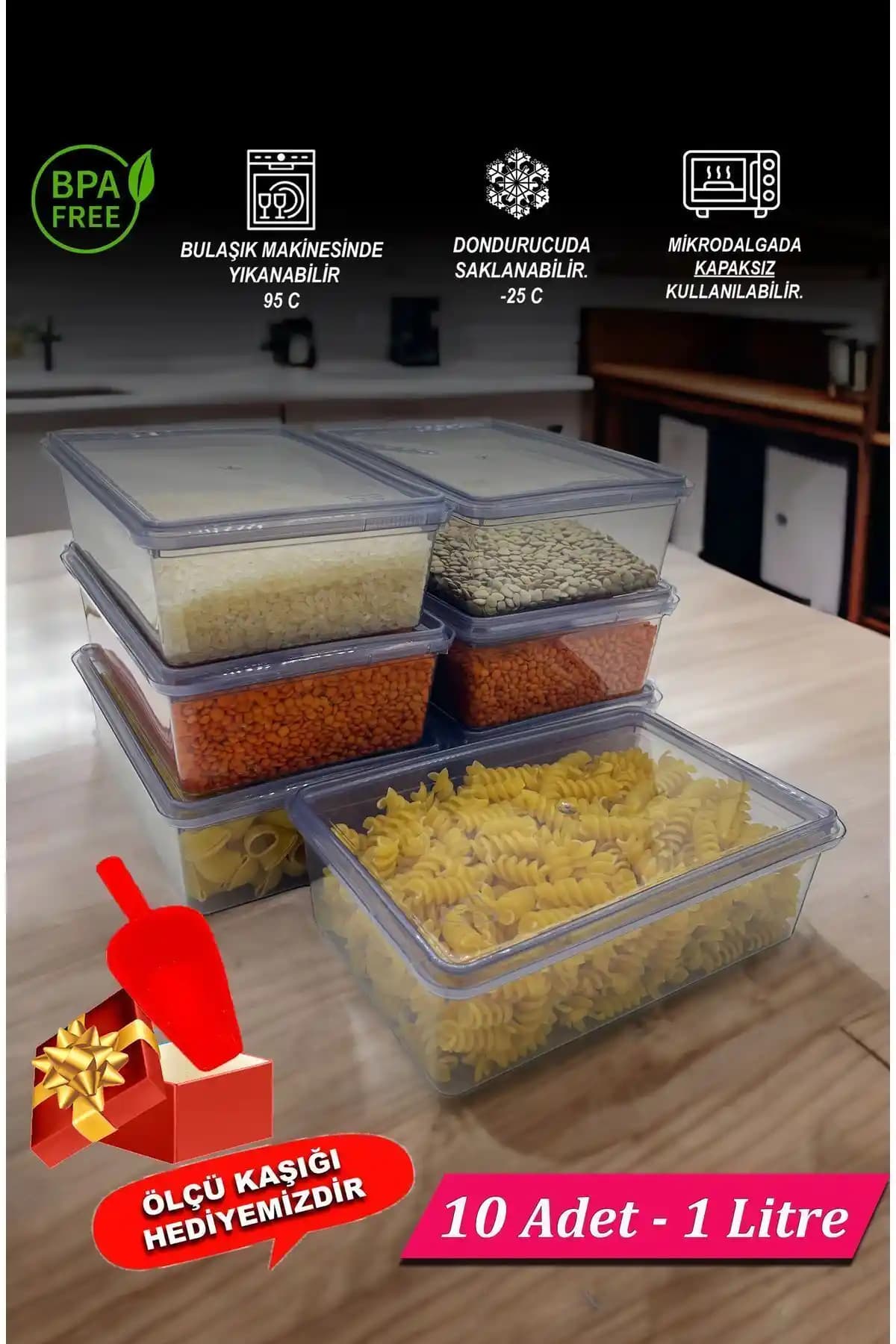 Supercupp Saklama Kaplarıyla Modern ve Şık Mutfak Dekorasyonu Sağlayın