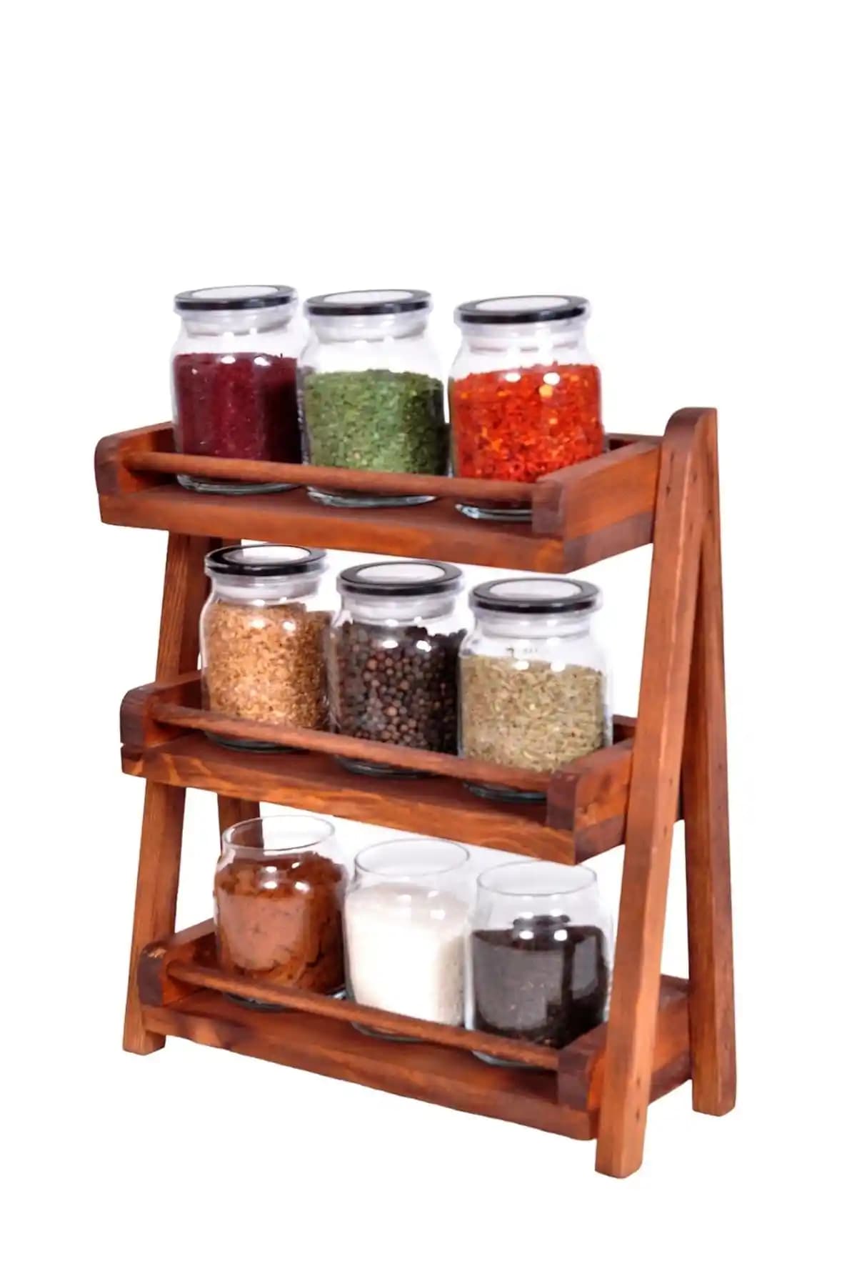 Tahta Baharatlık ile Mutfak Dekorasyonunuza Doğal ve Şık Bir Dokunuş Katın