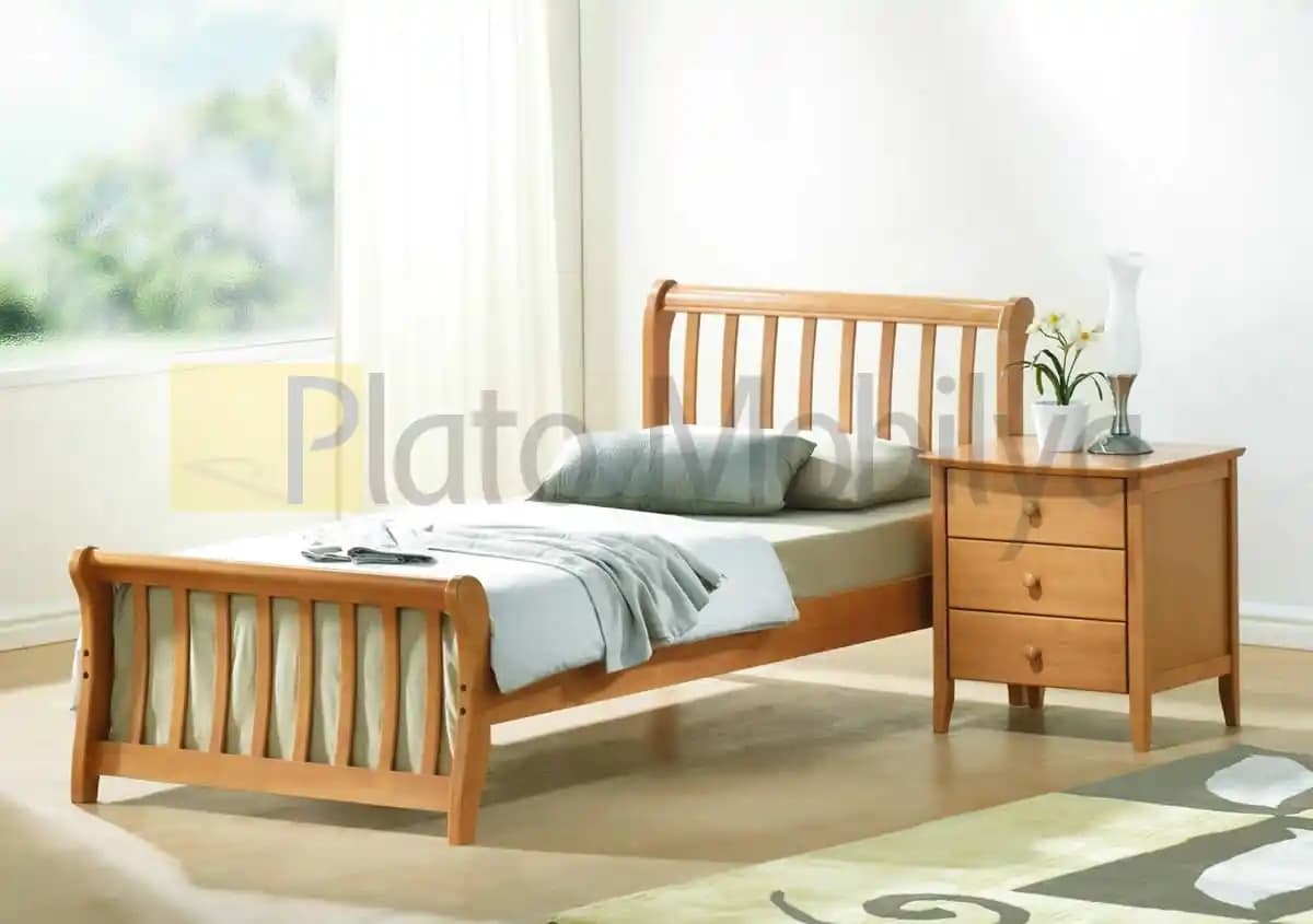 Tek Kişilik Ahşap Yatak Seçenekleriyle Dekorasyonda Sıcak ve Doğal Bir Atmosfer Yaratın