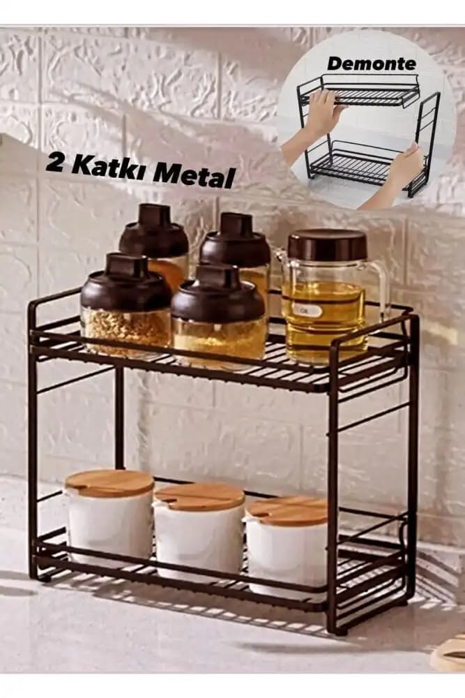 Tezgah Üstü Metal Raflar ile Mutfak ve Çalışma Alanlarınızı Yeniden Düzenleyin