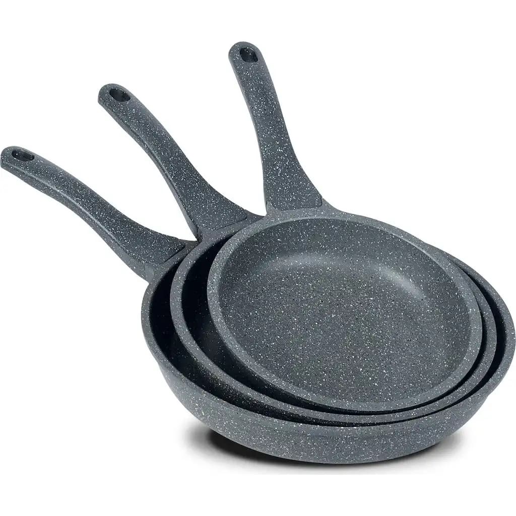 Thermoad 3'lü Granit Döküm Tava Seti ile Şık ve Dayanıklı Mutfak Dekorasyonu