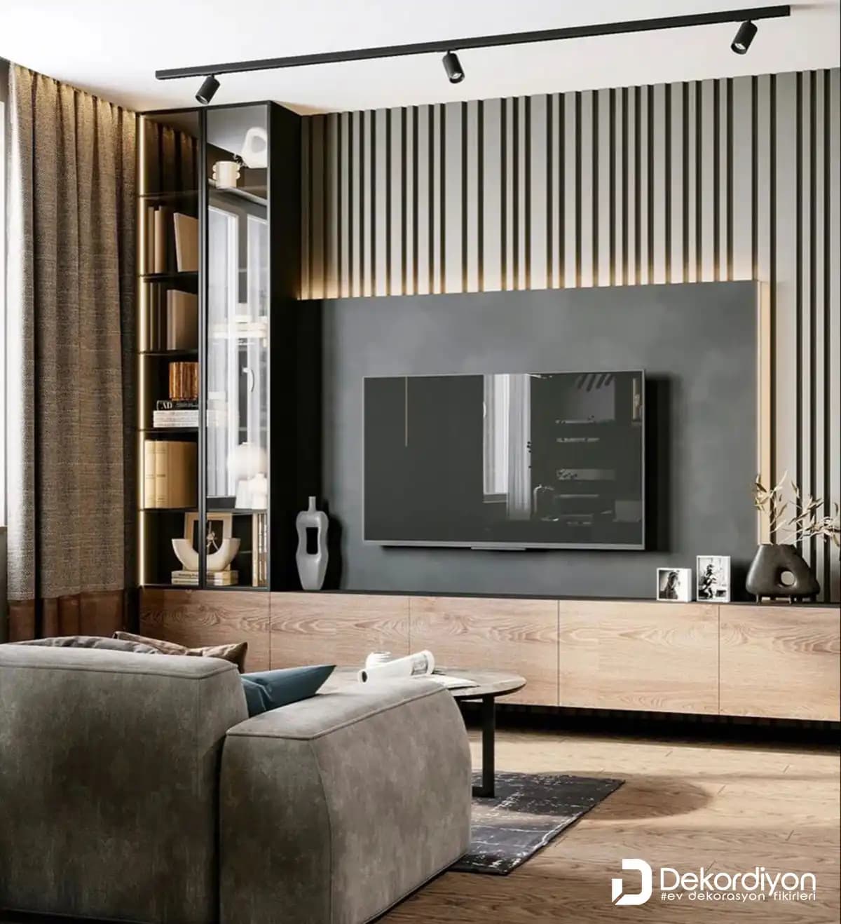 TV Arkası Dekorasyonu İpuçlarıyla Evlerinizde Şıklık ve Fonksiyonellik Yaratın