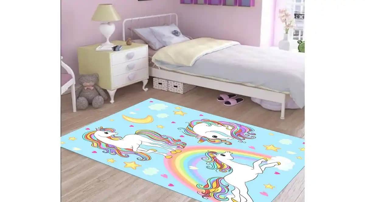 Unicorn Halılar ile Çocuk Odalarınıza Masalsı ve Renkli Dekorasyon Çözümleri