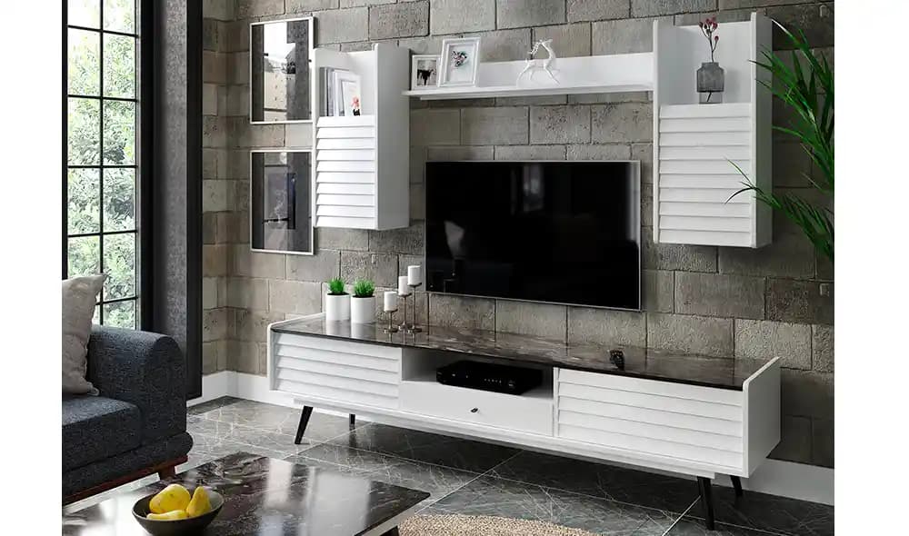Vanessa TV Ünitesi ile Modern ve Şık Dekorasyon Çözümleri Sunan Mobilya Seçenekleri