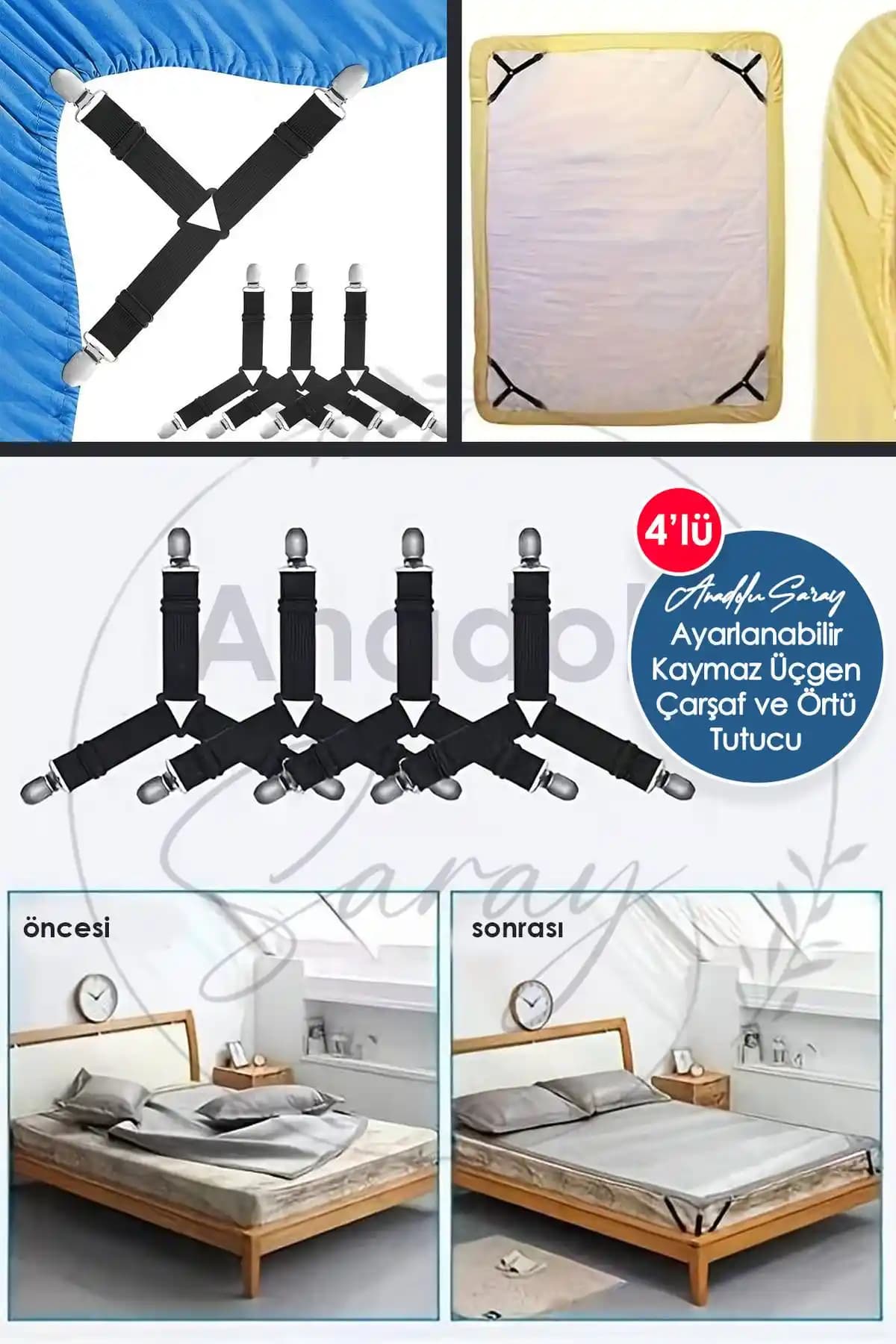 Yatak Odası Dekorasyonunda Çarşaf Kaydırmazların Önemi ve Seçim İpuçları