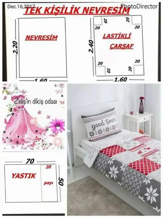Yatak Odası İçin Standart Nevresim Takımı Ölçüleri ve Dekorasyon İpuçları