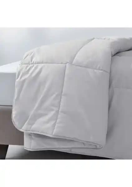 Yataş Noah Çift Kişilik Yorgan Açık Gri Doğal Pamuk ve Elyaf Dolgusu ile Konfor Sağlar