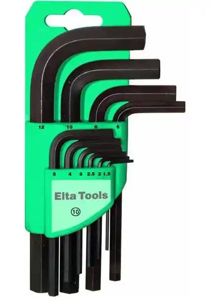 Elta 9Lu Allen Anahtar Takımı: Çok Yönlü, Ergonomik Saplı ve Dayanıklı Hex Uç Seti