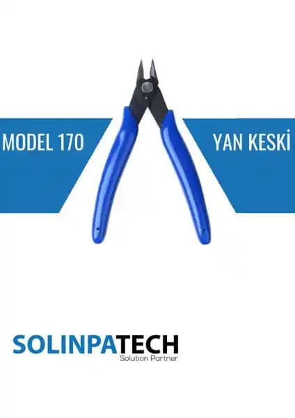 Solinpatech Model 170 Mini Elektronikçi Yan Keski: Keskin Uçlar ve Ergonomik Tasarım