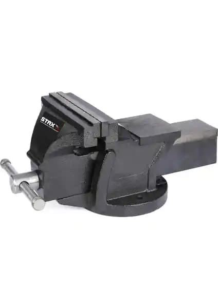 Staxx Power 125 mm Dövme Çelik Sabit Tezgah Mengenesi — Ağır Hizmet Sabitleme Çözümü