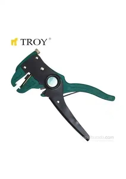 Troy 24007 Kablo Sıyırıcı (Otomatik) - Yalıtkan Soyma için Güvenilir El Aleti