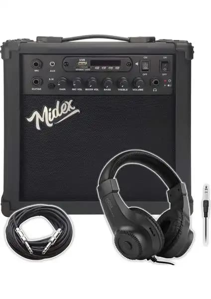 Midex MGA-25BK-HD ve MGA-25RD-PAK Karşılaştırması: Taşınabilir Gitar Amfileri Özellikleri ve Kullanıcı Yorumları 1