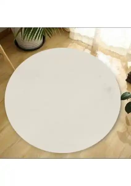 Balat Halı Modelleri: Dekoratif ve Kaymaz Yuvarlak Peluş Halı Seçenekleri