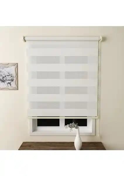 Brillant Zebra Perde Modelleri: Ekru Renk ve Ölçülerde Detaylı Karşılaştırma