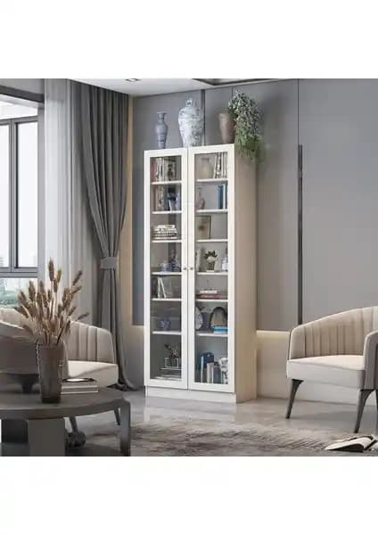 Dekorex KTP-211-C-BEYAZ ve Yeti Mobilya Kuta FLAT56 Kitaplık Karşılaştırması