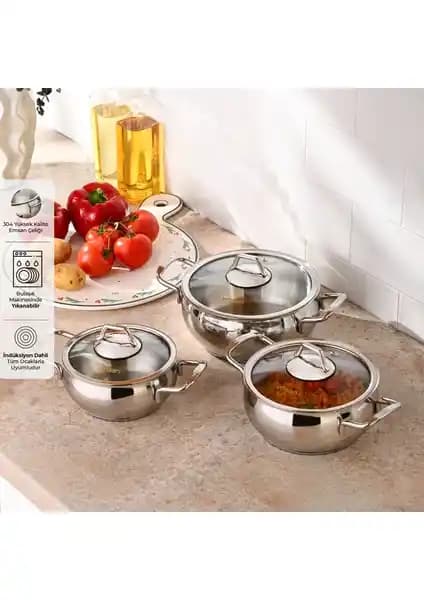 Emsan Cemre ve Madame Coco Nova Paslanmaz Çelik Tencere Setleri Karşılaştırması