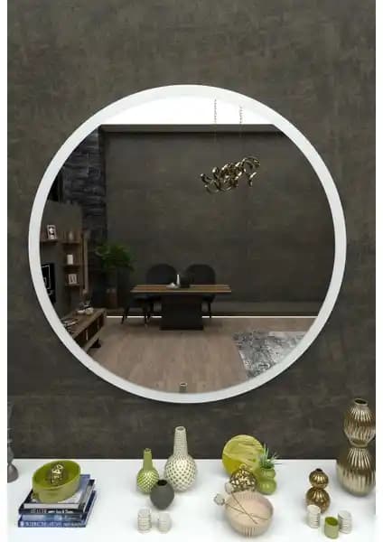 İkizler Çeyiz Merlin ve Nysamo Yuvarlak Beyaz Konsol Aynaları Karşılaştırması