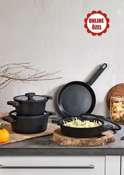 Lavonni VALERIA ve Schafer Husky Döküm Granit 7 Parça Tencere Setleri Karşılaştırması