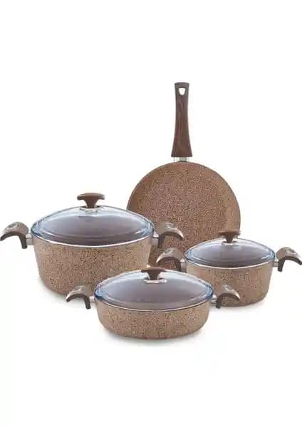 OMS 3105 Granit Rose Gold ve OMS Quartz Prime Döküm Tencere Setleri Karşılaştırması