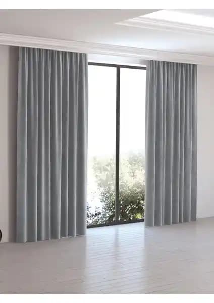 Perle Home Daily Series Açık Gri ve Taç Pileli Fon Perde Karşılaştırması