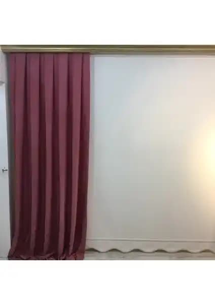 Taç Pileli Fon Perde Karşılaştırması Gül Kurusu ve Kadife Dokulu Modeller