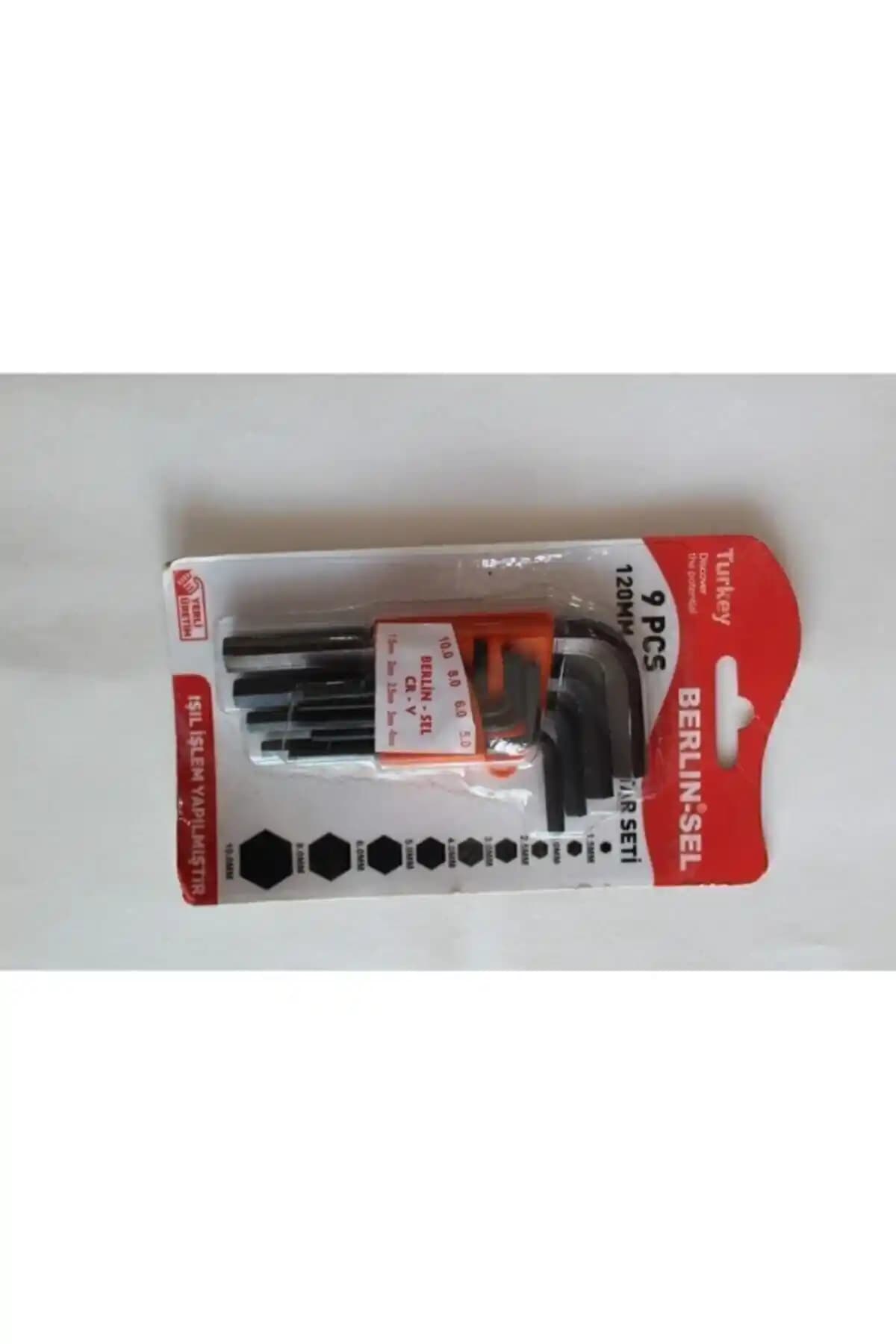 Berlin-Sel 9 Parça Düz Alyan Seti: Ev ve Atölye Kullanımı İçin Profesyonel Çözüm