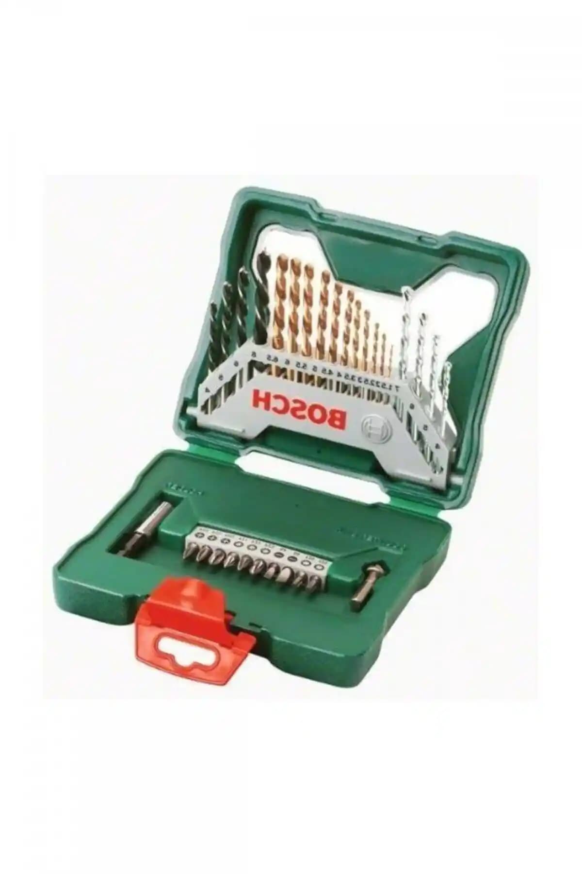 Bosch X-line 30 Parça Titanyum Aksesuar Seti Çok Yönlü ve Dayanıklı Kullanım İçin