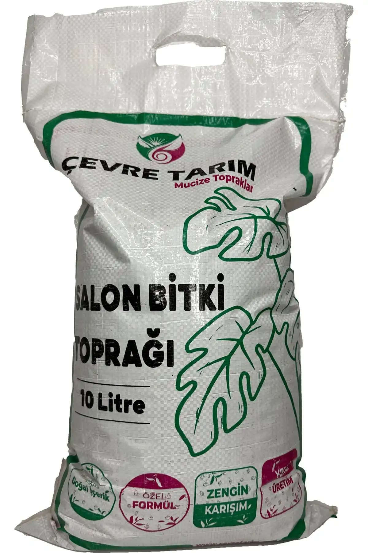ÇEVRE TARIM Mucizevi 10L Salon Bitki Toprağı İç Mekân ve Salon Bitkileri İçin Uygun