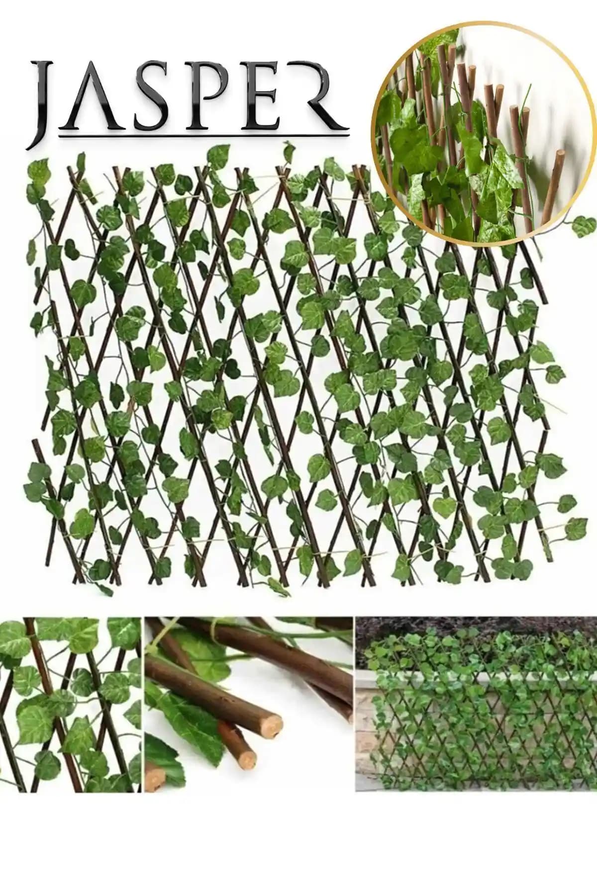 JASPER Yapay Çit Çiçek: Modern Bahçe ve Mekân Dekorasyonu İçin Dayanıklı Çözüm