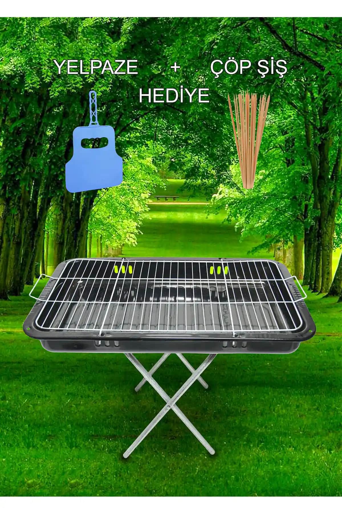 Layrol Büyük Boy Seyyar Ayaklı Mangal: Dayanıklı ve Kullanışlı Açık Hava Pişirme Ürünü