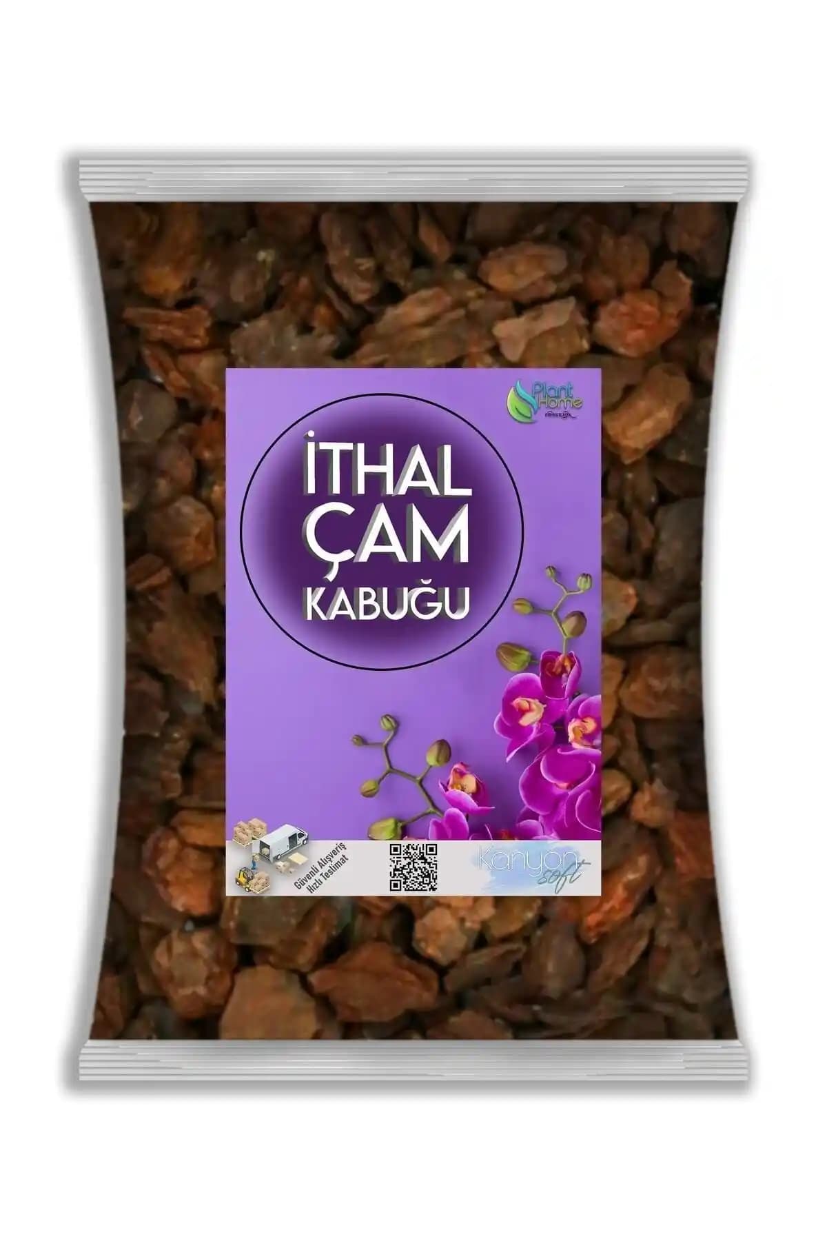 Plant-Home 3 Litre İthal Çam Kabuğu ile Orkide Bakımında Doğal ve Sağlıklı Yetiştirme