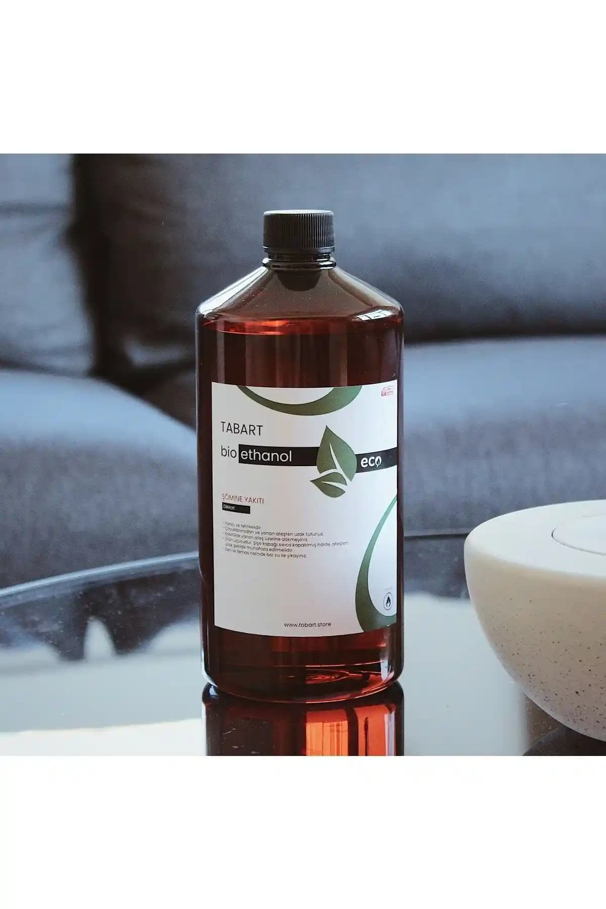 Tabart 1 Litre Tabfire Şömine Yakıtı Doğal ve Temiz Yanma Özelliğiyle Güvenli Kullanım