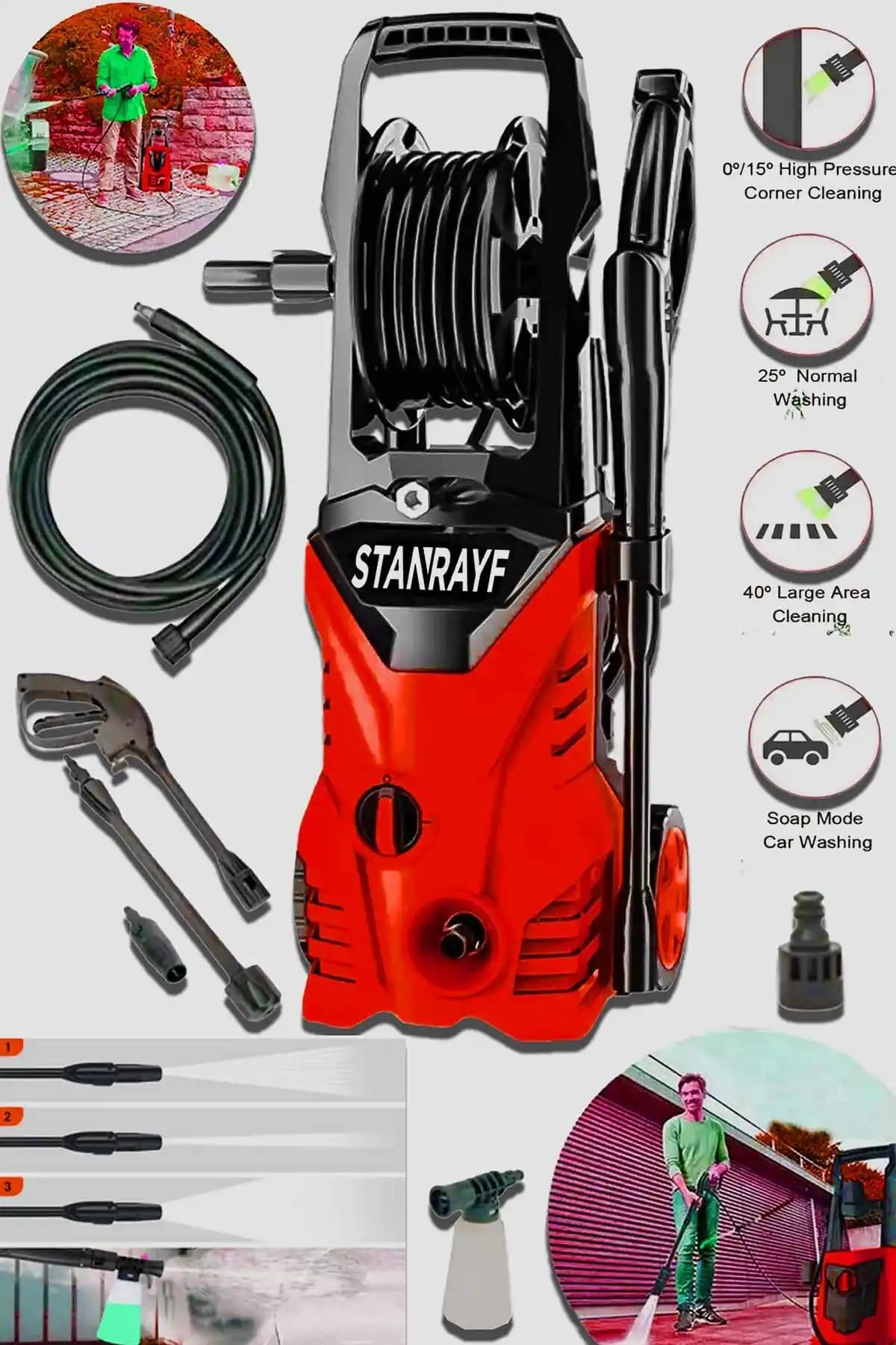 Alman 200 Bar Bakır Sargılı Yüksek Basınçlı Yıkama Makinesi Özellikleri ve Kullanım Rehberi