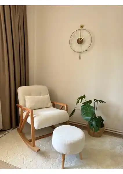 Ars Safir Sallanan Ahşap Berjer: Modern Tasarım ve Yüksek Kalite ile Konfor Sunar