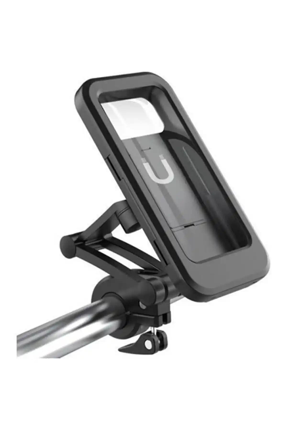 Asfal Su Geçirmez ve Ayarlanabilir Telefon Tutucu Motosiklet ve Bisiklet Kullanımı İçin