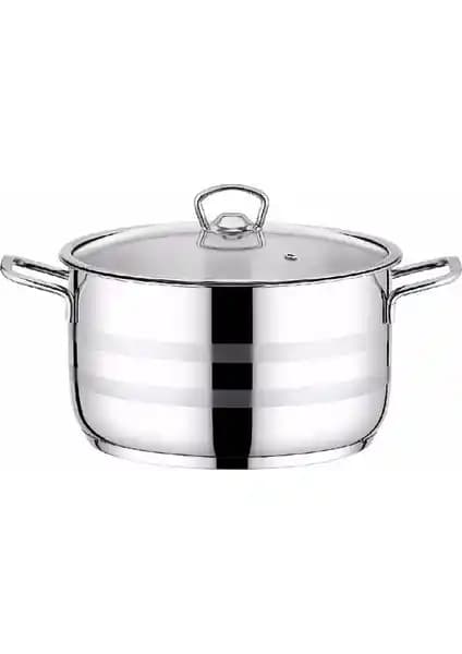 Berlin Gastro Çelik Tencere 32x22 cm dayanıklı ve şık mutfak gereci