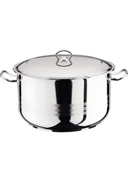 Berlin Gastro Derin Çelik Tencere 30 cm: Dayanıklı ve Şık Mutfak Gereçleri