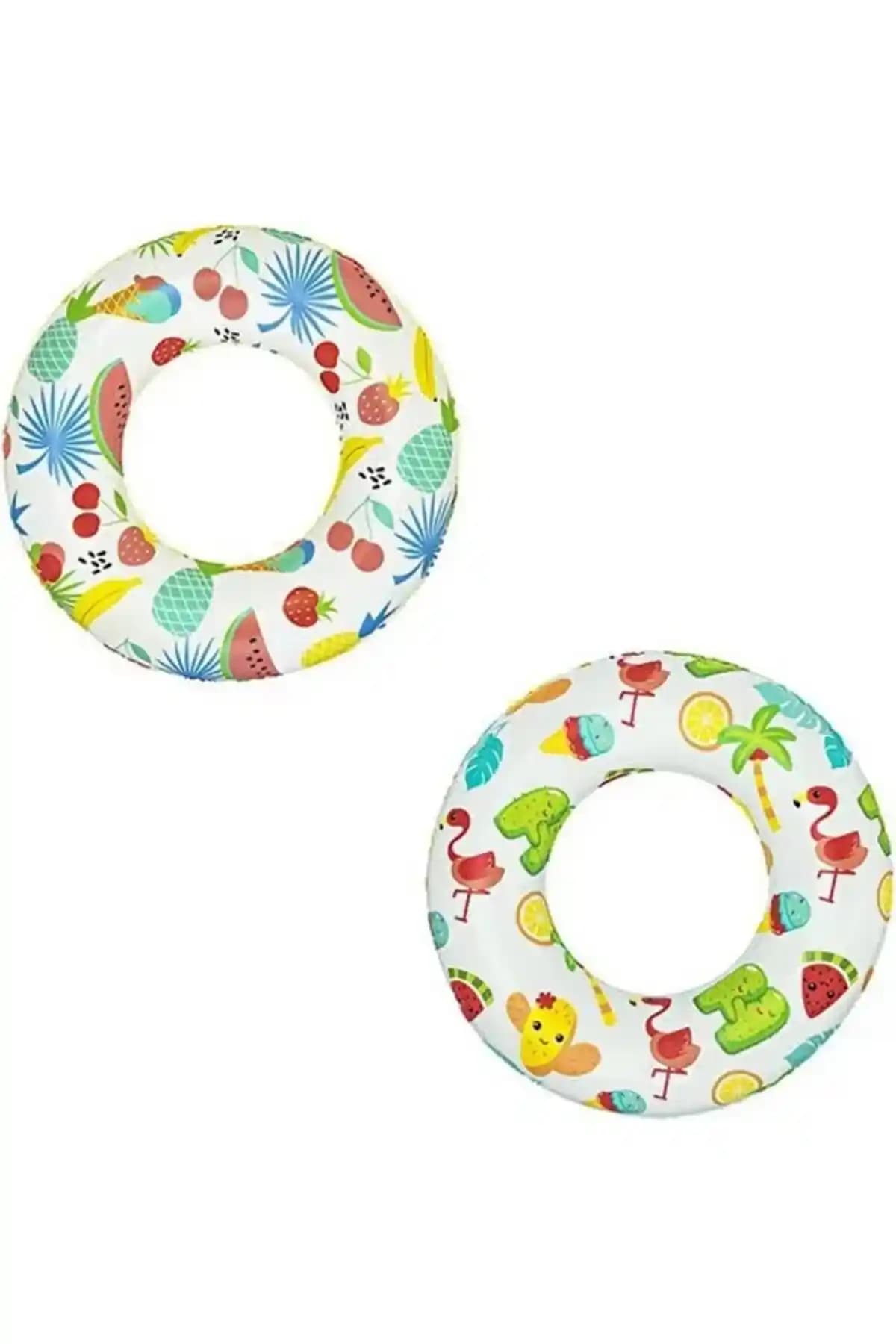 Bestway Deniz Yaşamı Desenli Çocuk Simidi Güvenli ve Eğlenceli Yaz Aktiviteleri İçin