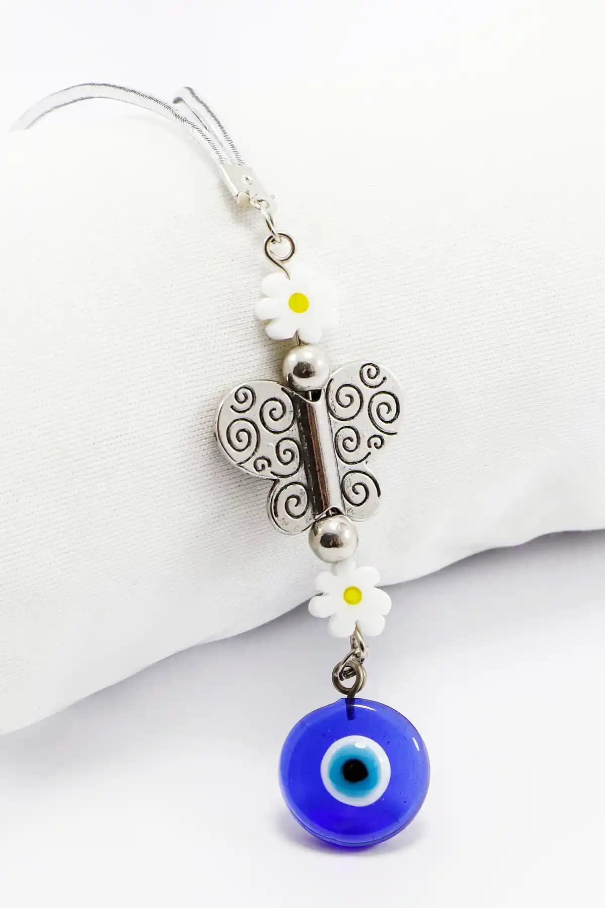 Biuti Metal Ayetel Kürsi Dikiz Aynası Süsü: Estetik ve Koruma Sembollü Araba Dekoru