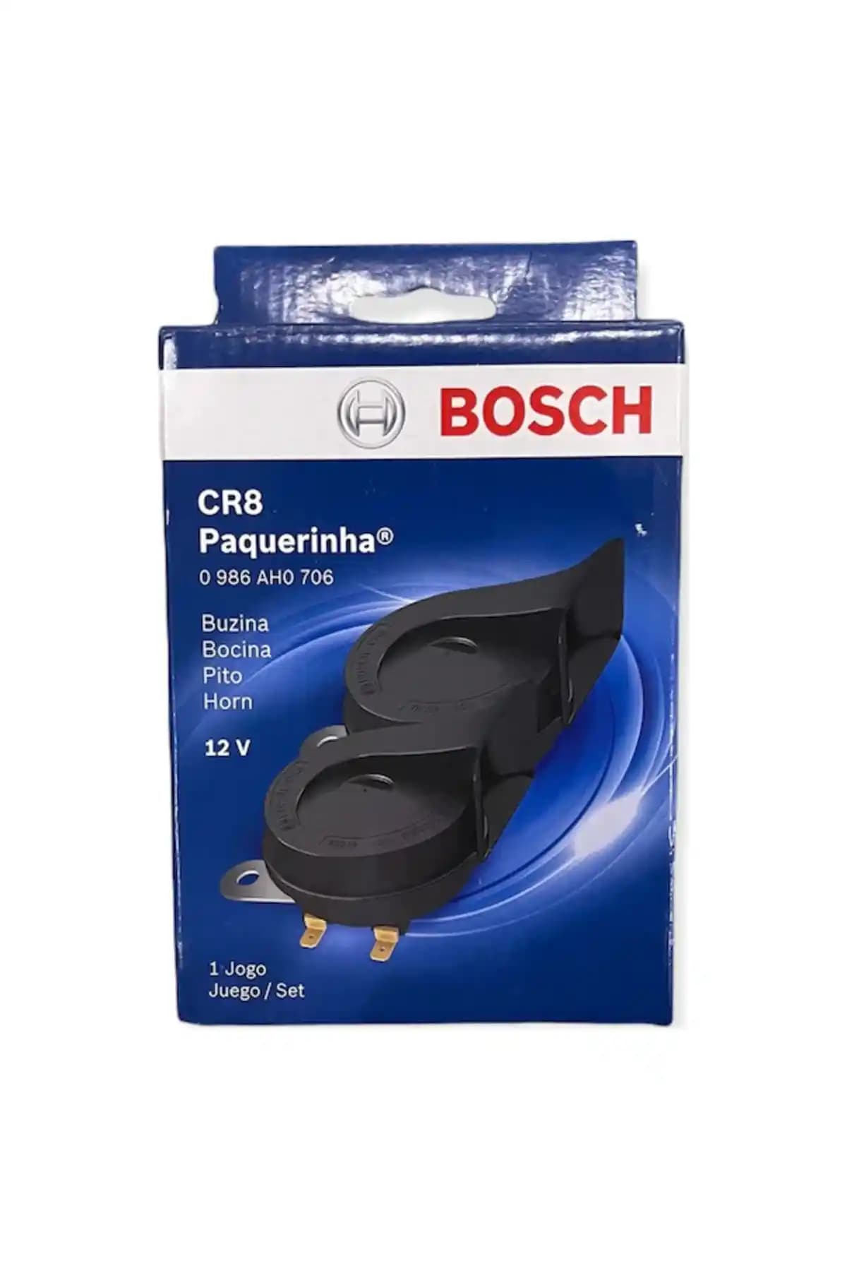 Bosch CR8 Dadat Salyangoz Korna 12V Güçlü Ses ve Dayanıklılık ile Araçlar İçin Uygun