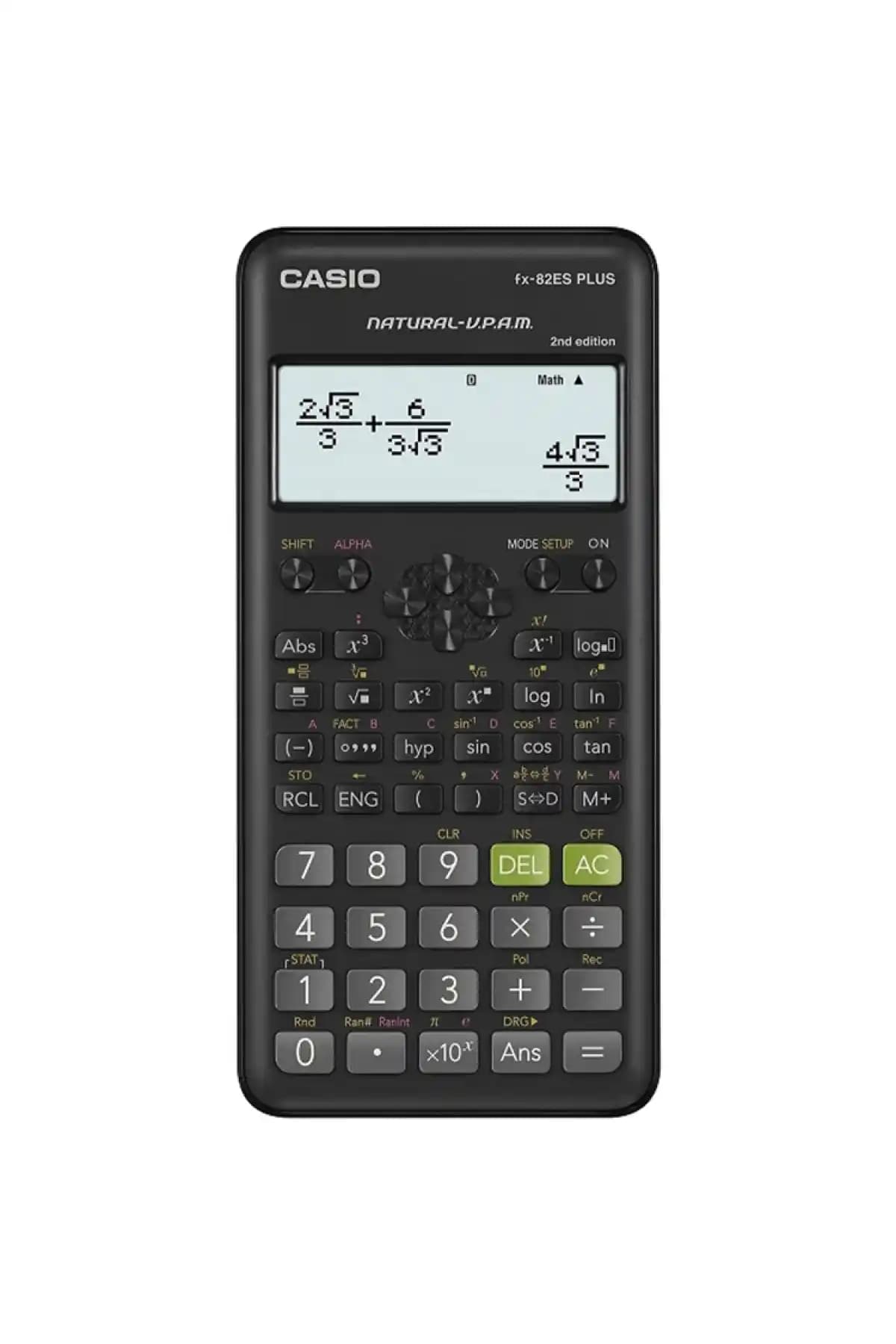 Casio FX-82ES PLUS 252 Fonksiyonlu Bilimsel Hesap Makinesi Detaylı İnceleme ve Kullanım Özellikleri