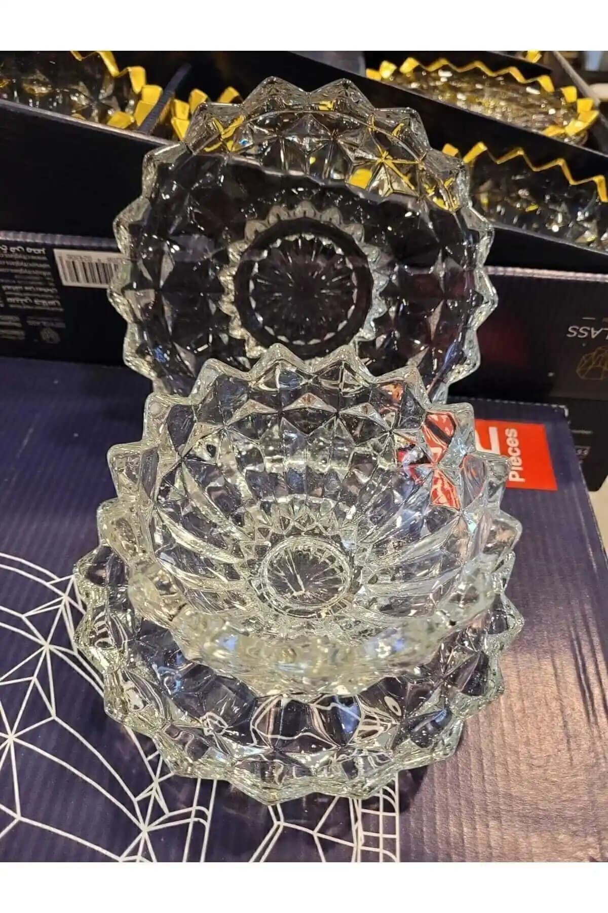 City Glass 12 Parça Çerezlik Seti Modern ve Dayanıklı Mutfak Gereçleri