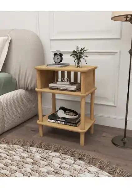 Cmd Wood LİNDE Komodin Modern Tasarım ve Çok Yönlü Kullanım İmkanıyla Dekorasyonunuza Şıklık Katar